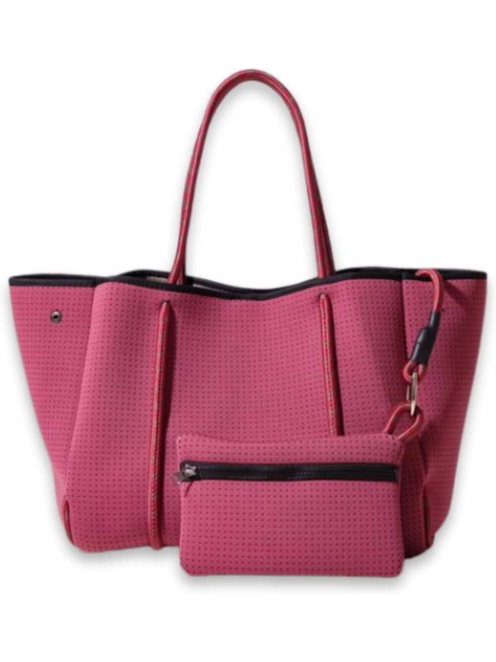 Stylish Neoprene Tote Bag for Women | Everyday Use with Zipper Pouch